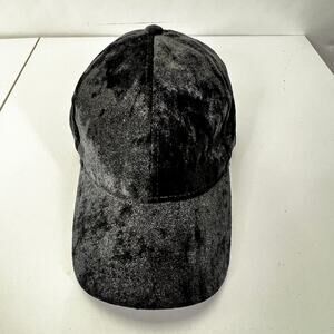 David & Young Velvet Snapback Cap Women's